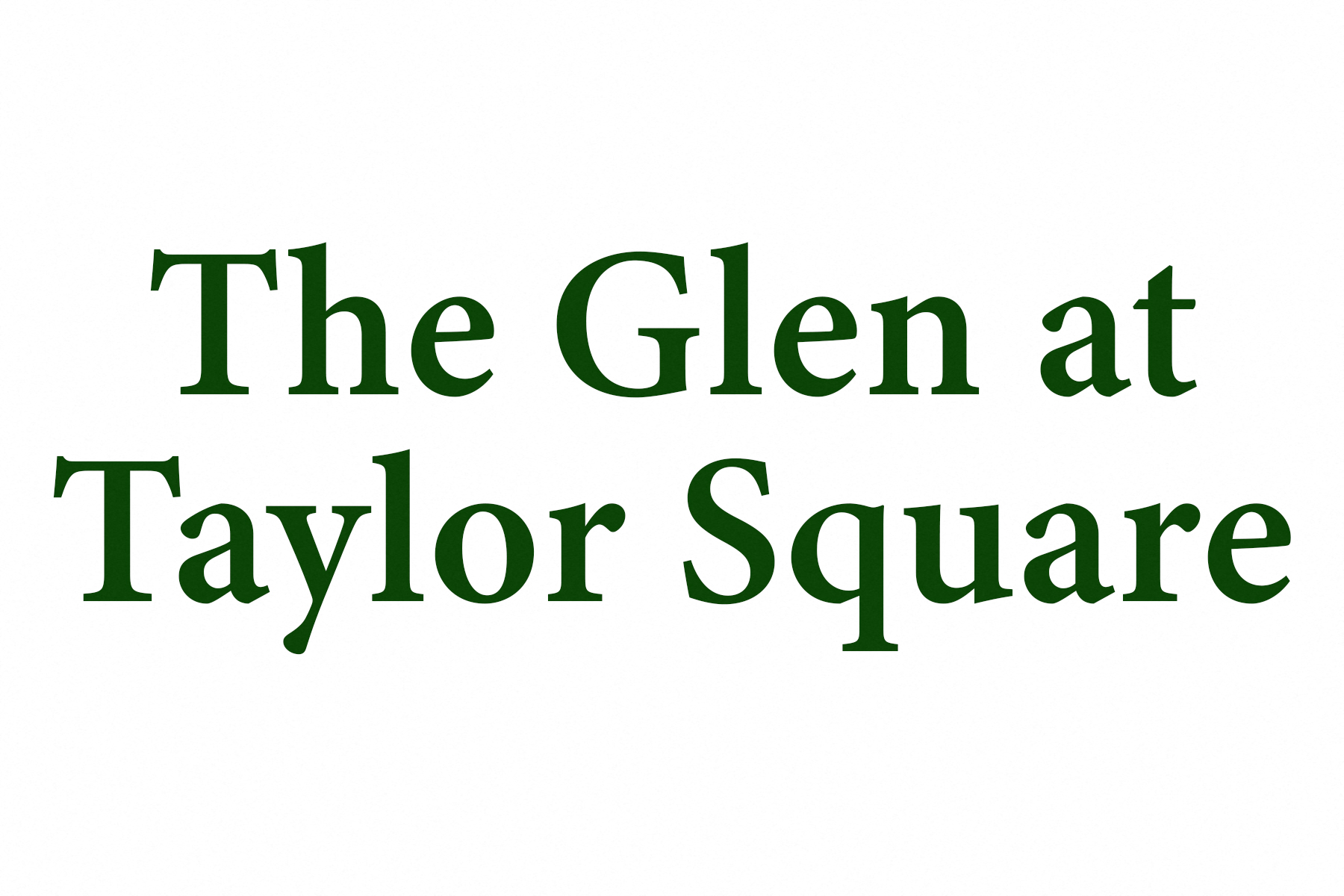 The Glen at Taylor Square logo